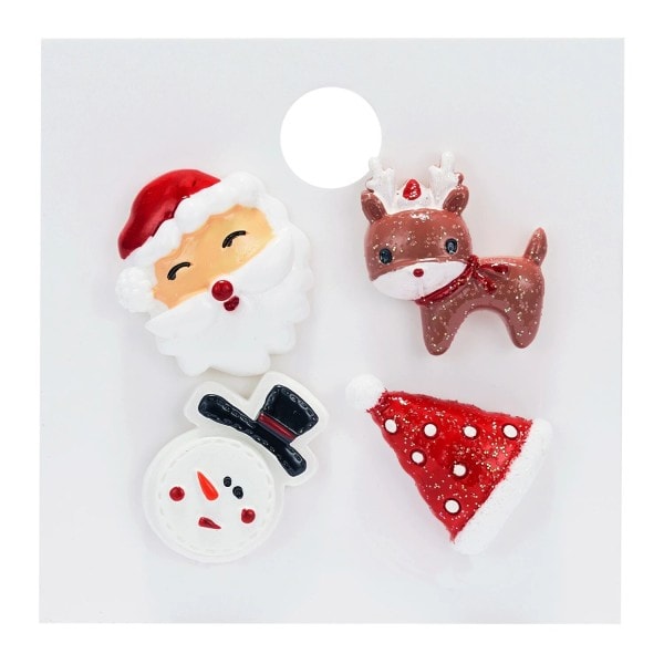 God jul broscher set för kvinnor jul strumpor jul träd älg emalj emblem liten brosch