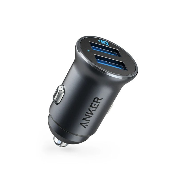 Bil Oplader hurtig lader Min Metal Dual USB PowerDrive