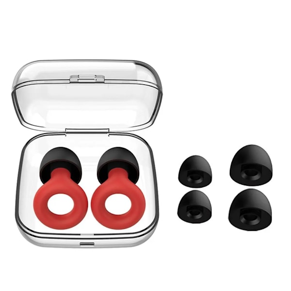 Silikon Sim Hörselproppar Sömn Ljud Earon Plug Reducing Noise Reduction  Supplies Ljudisolering Noise Reducing Höronproppar