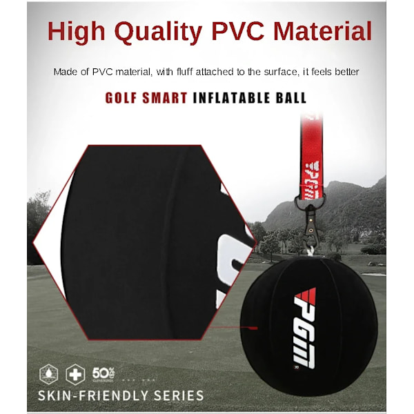 Oppustelig Golf Smart Ball Trainer Portable Swing Arm Corrector