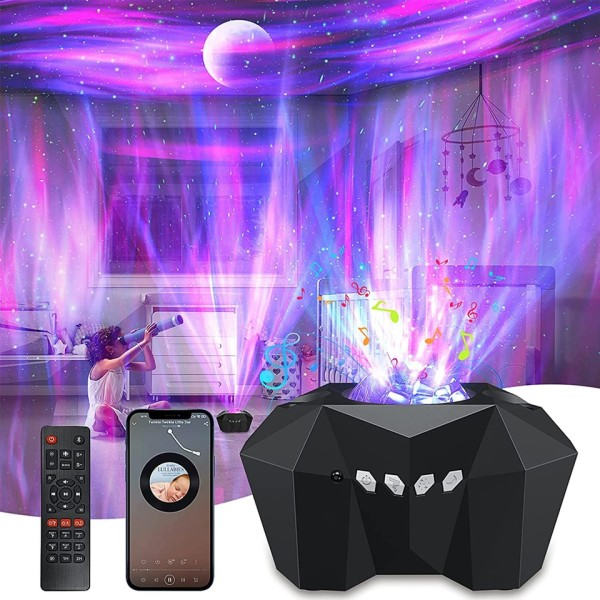 Star Lights Aurora Galaxy Moon Projector with Remote Control Sky Night Lamps