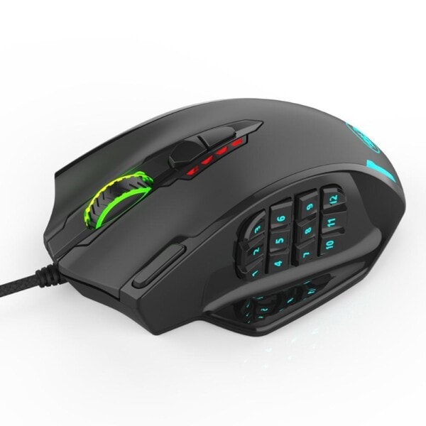 Kabelforbundet Lys RGB PC Gaming Mus Med Side knapper