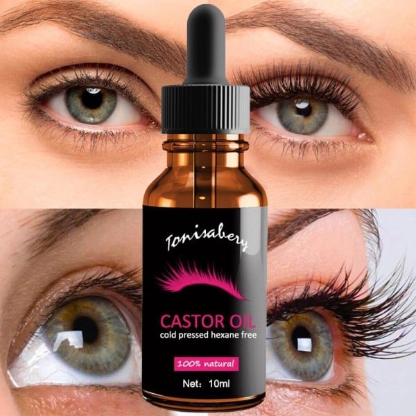Castor olie øjenvipper vækst serum længere fyldigere øjenvipper forstærker