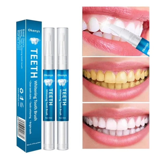 Tennene Whiteing Penn Fjerner Plakk Flekker Oral Hygiene Rensing Gel