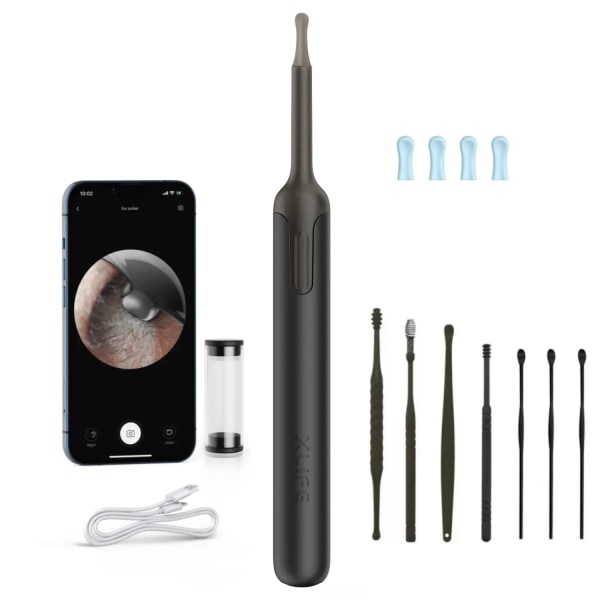 Høj kvalitet Ear Cleaner Bebird X0 Voks Fjerner Værktøj Smart Visual Sticks Otoscope 1080P HD Earpick Endoscope Ørering