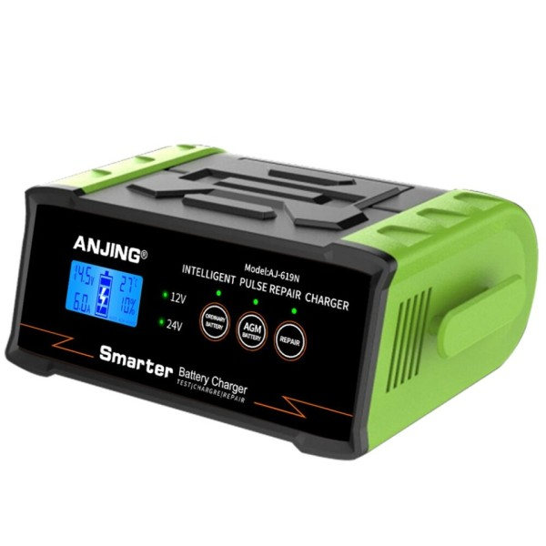 Bil Batteri Laddare Hög Power Smart Batteri Laddare Trickle Smart Puls Reparation Bil Lastbil Båt Motorcykel