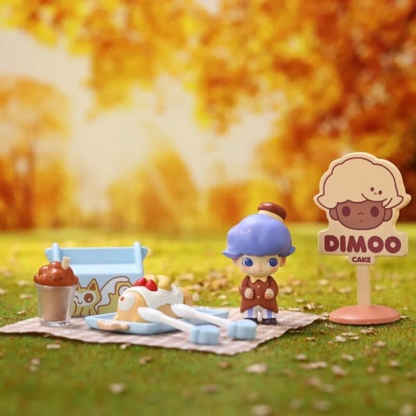 Dimoo Go On An Utgonging Together Series Söt Mystery Box  Blind Box