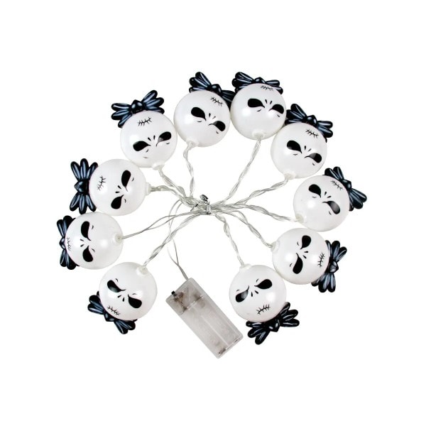 LED String Lys Bærbar LED Lampe Ghost Festival Fest Trick Trick Or Treat Dekorativ Happy Halloween Fest
