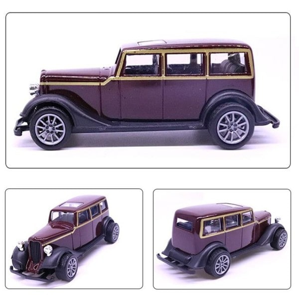 10,5 cm violetti väri 1 % 3A43 vaaka lelu auto metalli metalliseos veto takaa painevalu klassinen auto ajoneuvot malli