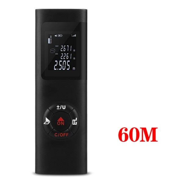 Mini laser etäisyys mittari 40m 60m mitta infrapuna etäisyysmittari USB ladattava kannettava kädessä pidettävä laser