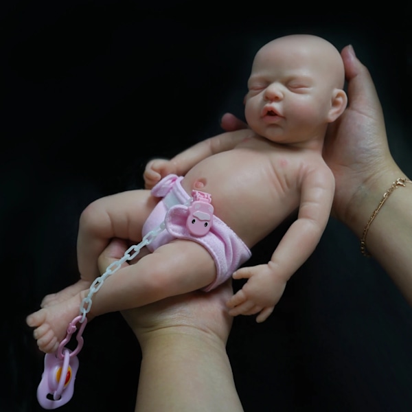12"  Micro Preemie Full Body Silicon Baby Doll Pojke "Liam" & Girl "Nova" Lifelike Reborn Doll