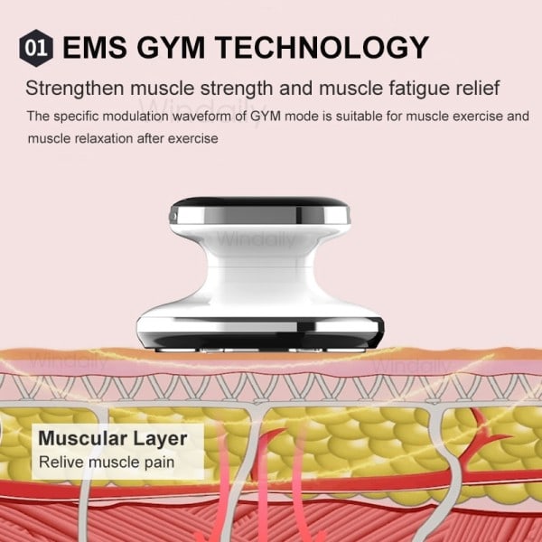 Radio Frequency Body Laihdutus Machine Fat  Burner Slim Shaping Device LED Light Therapy
