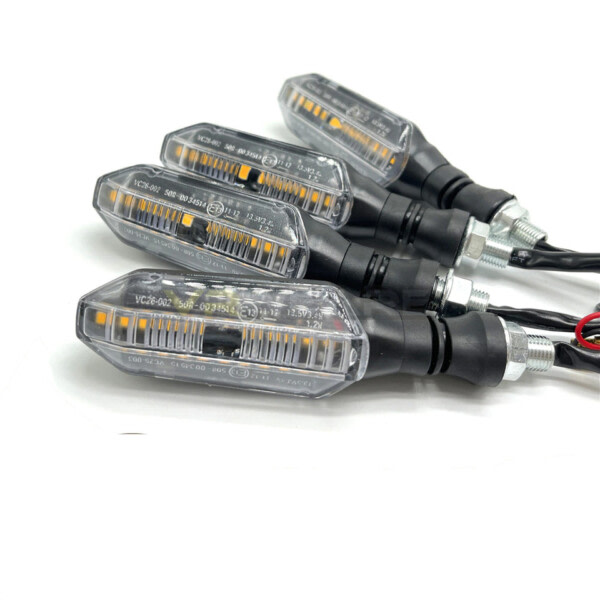 4 stk motorsykkel blink signaler lys 12  lysdioder vann flytende indikator pil blinker lamper