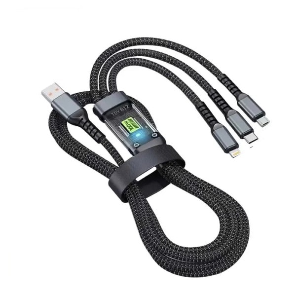 3 In 1 100W LED  Digital Display  USB kabel Typ C Usb Micro