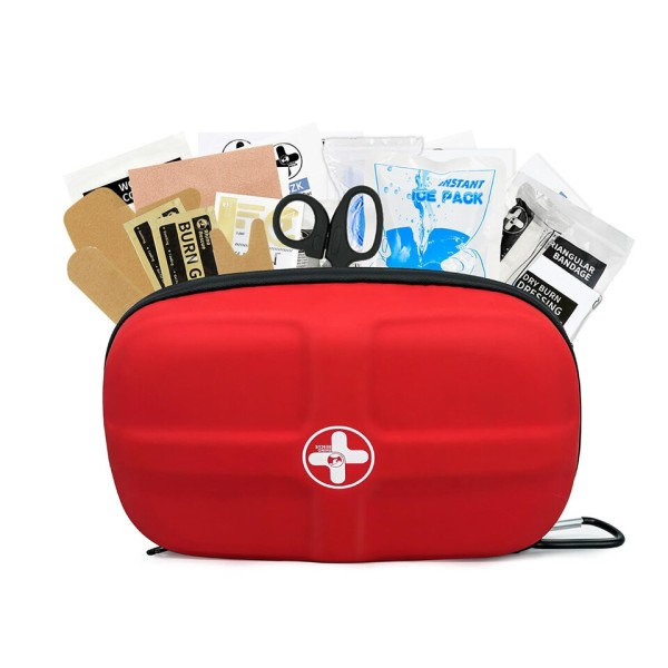Mini Førstehjelp Kit Liten Vanntett Bærbar Viktig for reiser, Hjem, Bil, Høgskole, Camping.