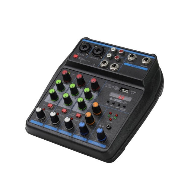 4 kanava mikseri DJ miksaus konsoli Bluetooth USB mikseri ääni