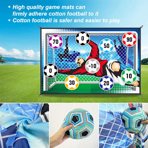 150 cm fotball spill matte sett utendørs innendørs fotball leker