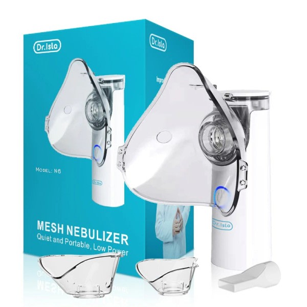 Medicinsk Håndholdt Bærbar Nebulisator Inhalator Voksen Børn Mini Silent Steam Nasal Fugter Inhalator