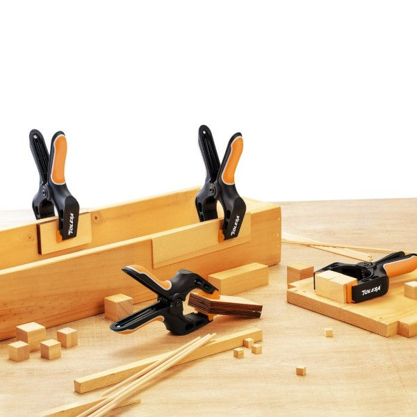 Fjeder klemmer til træbearbejdning powerful force 4PCS nylon klemme