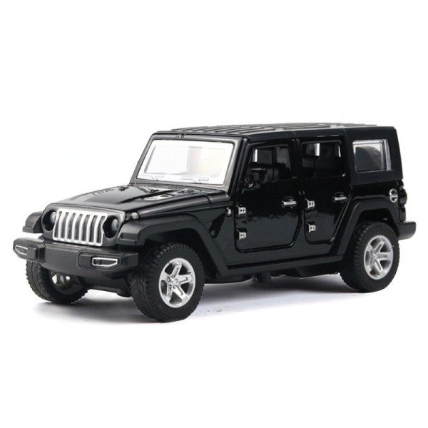 JEEPS Wrangler metalliseos auto malli simulaatio maasto lelu ajoneuvo koriste koristeet veto takaisin lelut auto