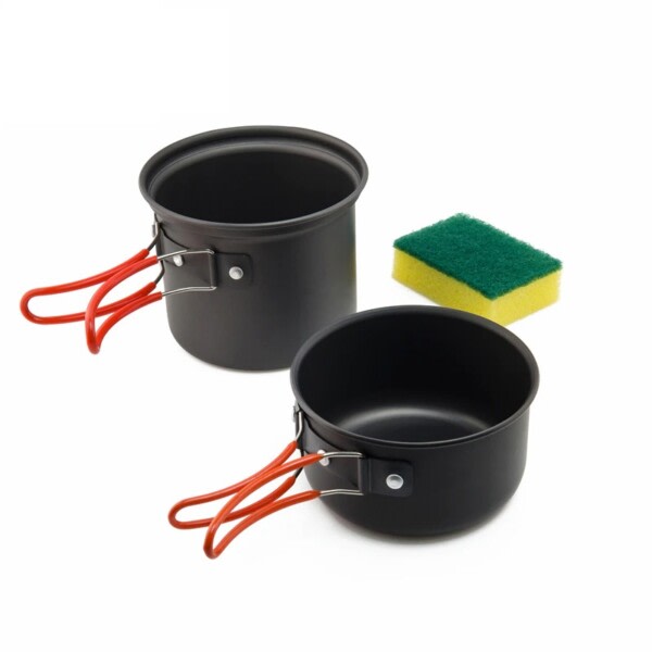 Camping matlagning redskap utomhus porslin gryta set