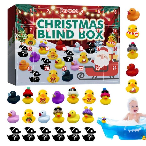 24 bitar advent kalender jul advent kalender för barn ankor advent kalender jul leksaker