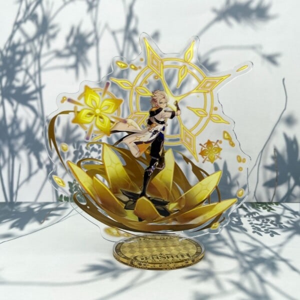 Genshin Impact Stand Akryl Spil Figur Xiao Hutao Raiden Shogun Zhongli Cosplay Model