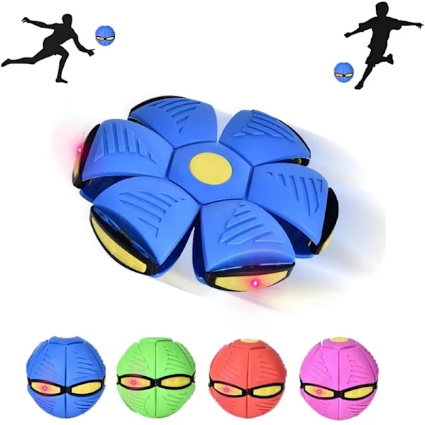 Flygande fat boll magi deformation ufo med led ljus flygande leksaker