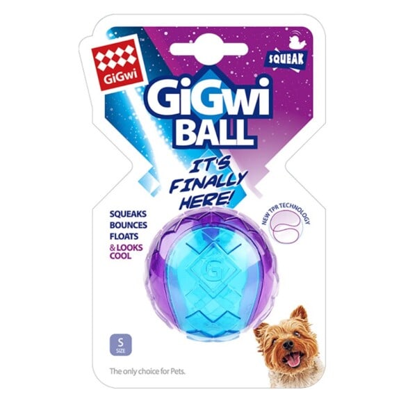 Pet Leker G-Ball Serien S/M/L Transparent Squeaky Interactive Ball Hund Leker
