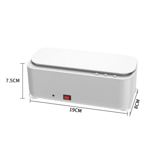 Mini tvätt maskin bärbar ultraljud rengörare tvättmaskin usb uppladdningsbara glasögon smycken rengöring box