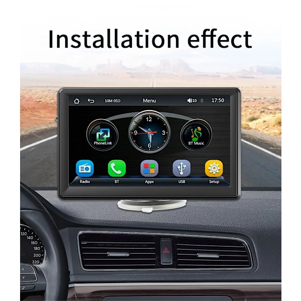 7 tuuman auto radio multimedia video soitin langaton Carplay ja langaton Android auto kosketusnäyttö aurinko visiiri