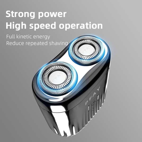 Mini elektrisk rakapparat för män bärbar elektrisk rakhyvel rak skägg maskin