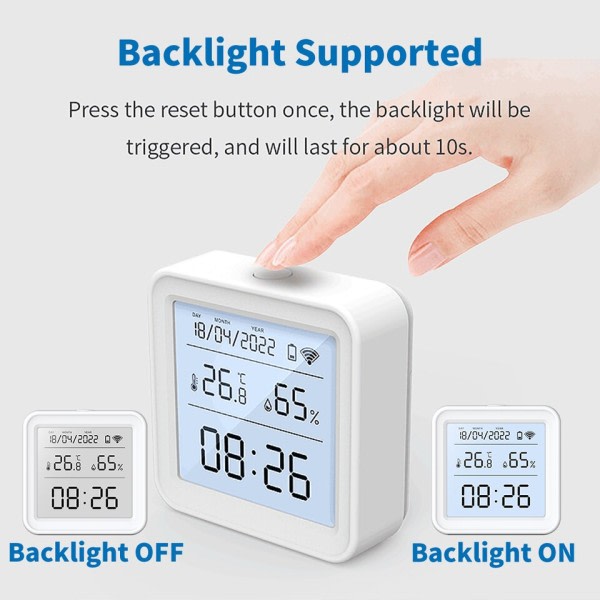 Smart Temperatur Och Fuktighet Sensor APP Fjärr Monitor