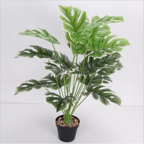 Stor skilpadde rygg blader kunstige planter bryllup diy hjem stue rom kontor hotell  fest kontor dekorasjon