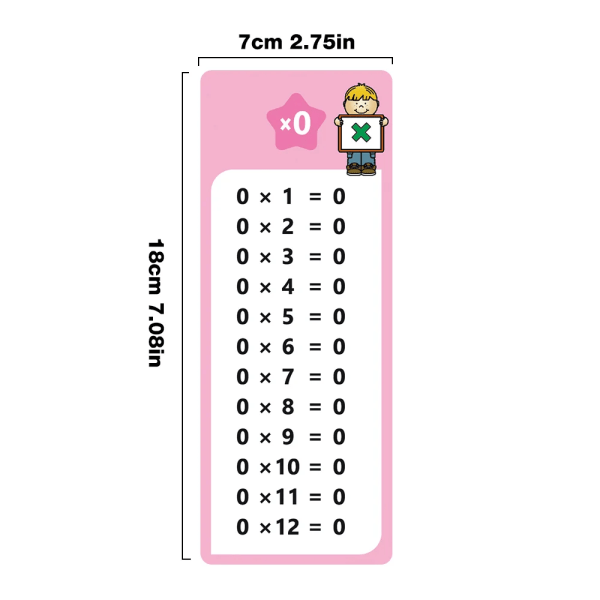 Beste kvalitet 0-12 Multiplikasjon Diagram Tider Tabell Kort Selv Sjekk Matte Læring ToolmMontessori Matematisk Opplæring Læring Hjelpemidler