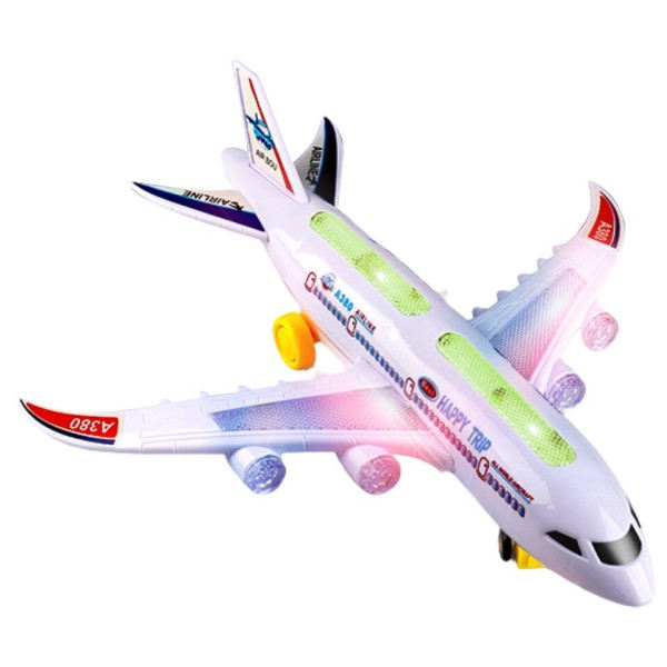 Fly Legetøj For Børn Fly Legetøj For Børn Med Lys Og Lyde Gør det selv Samlet Flyvemaskine Model Elektrisk Legetøj