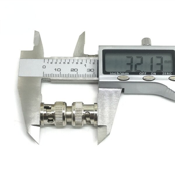 BNC hann til hann adapter koblinger RG59 koaksial kobling for CCTV kamera