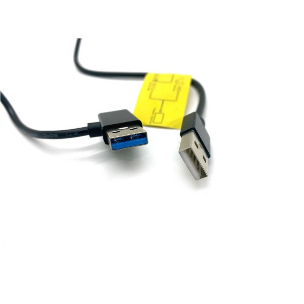 2 i 1 USB strömförsörjning kabel för bil laddare