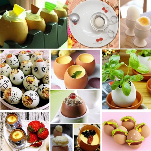 Egg åpner saks skjærer egg skall kutter kjøkken saks