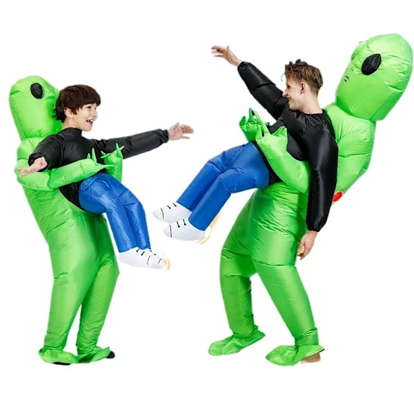 ET-Aliens Uppblåsbar Dräkt Skrämmande Monster Cosplay