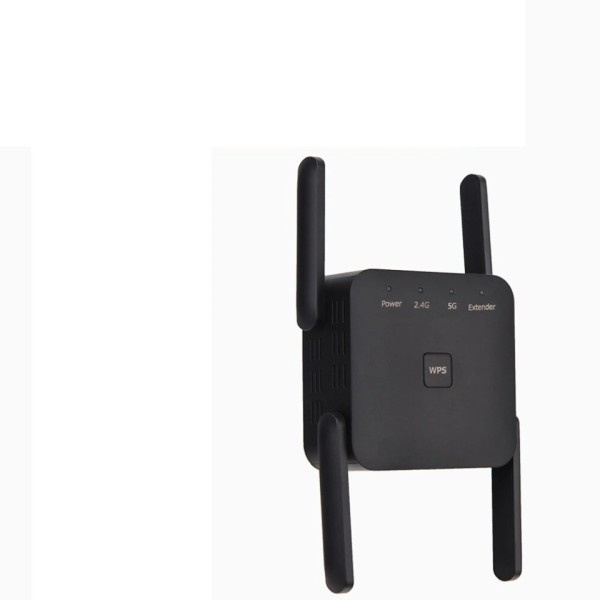 5Ghz AC1200 WiFi Toistin 1200Mbps reititin musta WiFi laajennus vahvistin 2,4G 5GHz WiFi Signaali Booster