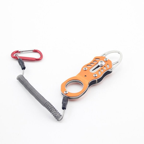 Fish Grip Utendørs Bærbar Lås Pesca Fiske Tackle verktøy Fish Llip Clip Folding Gripper
