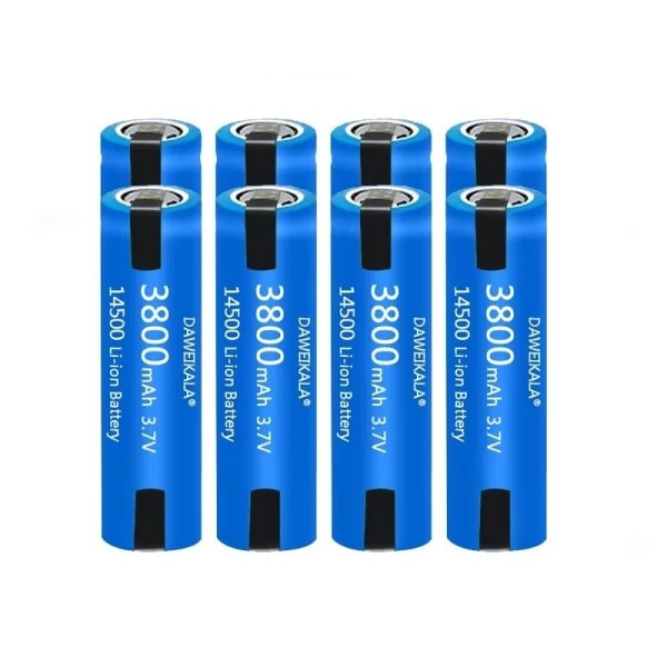 14500 batteri 3,7V AA 3800mah litium ion batteri