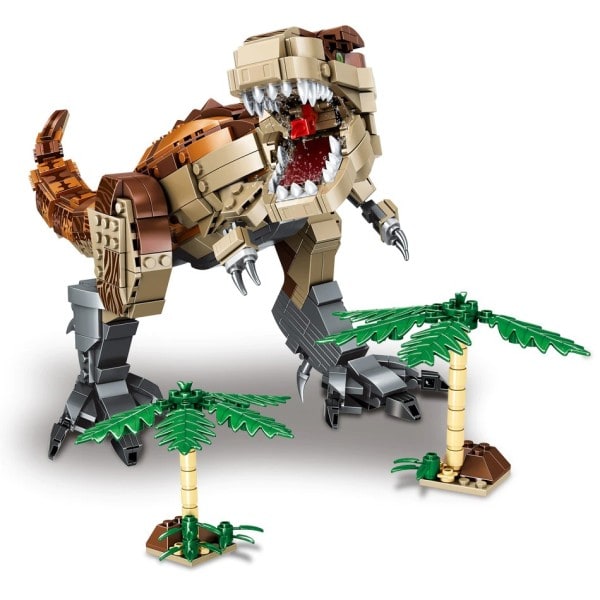 Jurassic Indominus Rex Dinosaur World Model Building Blocks City Triceratops Velociraptor