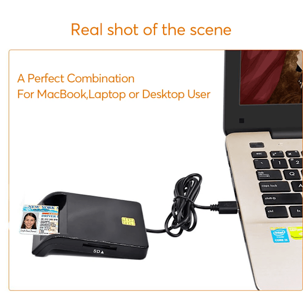 USB SIM Smart Kort Læser For Bank Kort IC/ID EMV SD TF MMC Kortlæsere