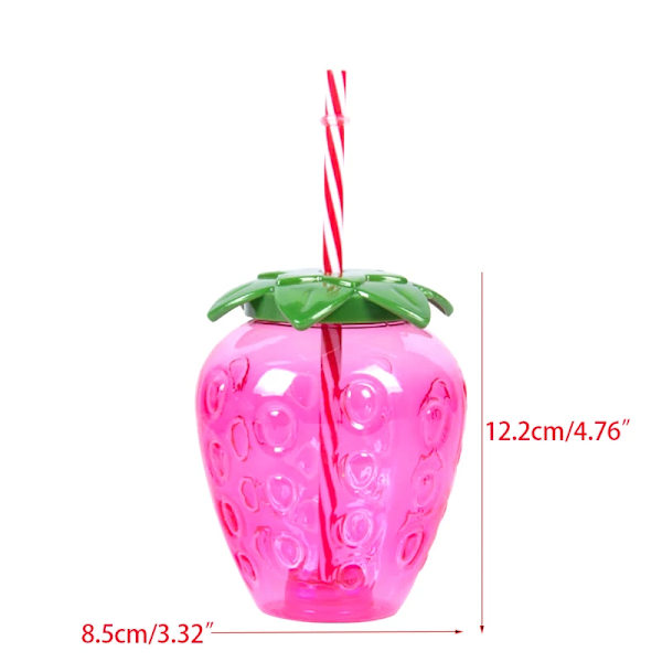10 bitar Hawaiian Sommar Ananas Drickskoppar Jordgubbar Formade Juice Dricka Muggar