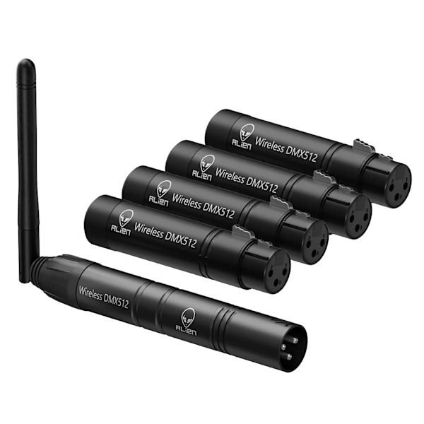 2,4G ISM Trådløs DMX 512 Dfi Kontroller XLR Mottaker Sender For Disco DJ Party Bar Stage PAR Moving Hode Laser Light