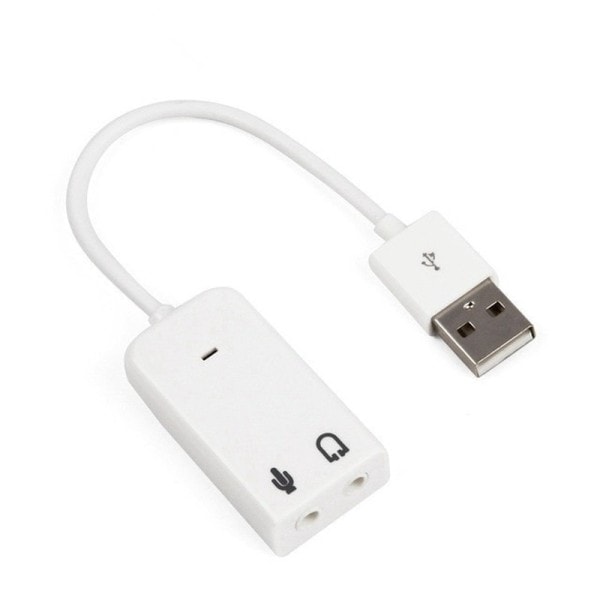 Ulkoinen USB ääni kortti liitin 3,5 mm USB ääni sovitin kuuloke mikrofoni ääni kortti