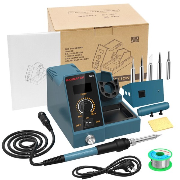 60W professionell lödstation set 200~480℃ temperatur kontroll lödkolv set