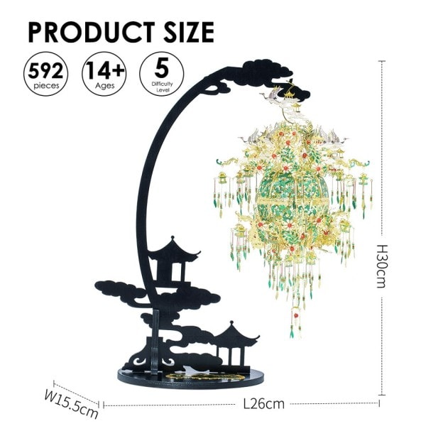3D Metalli Pulma-Hopea Pussi Grape  Malleilla Rakennussarjat tee-se-itse Jigsaw lelu